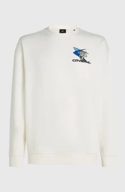 HerenFWC'Play Crew sweater| Wit