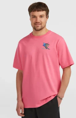 HerenFWC'Play Graphic T-shirt| Roze