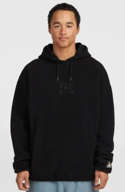 HerenFWC'Play hoodie van hoogpolig fleece| Zwart