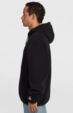 HerenFWC'Play hoodie van hoogpolig fleece| Zwart