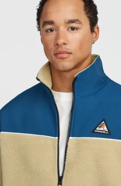 HerenFWC'Play Hyperfleece vest met volledige rits| Blauw Mix