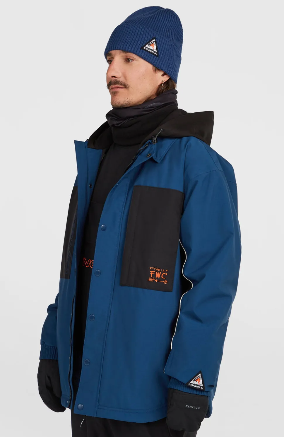 HerenFWC'Play Shacket wintersportjas| Blauw Mix