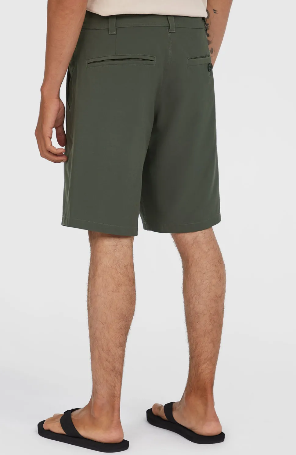 HerenHybrid Chino 19" short| Grijs