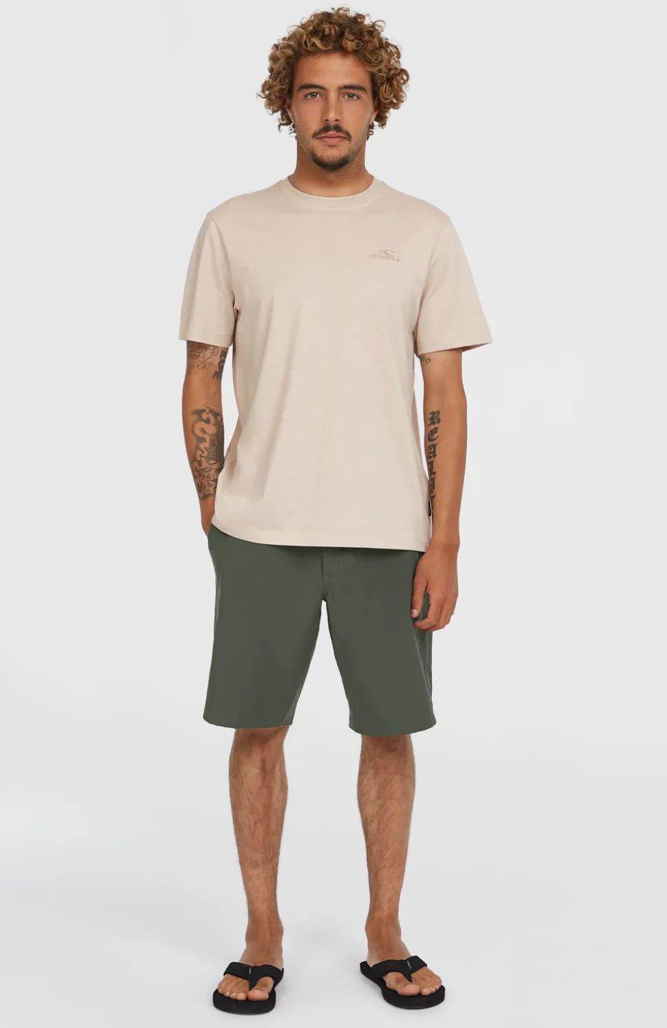 HerenHybrid Chino 19" short| Grijs