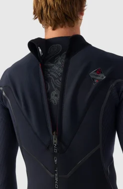 HerenHyperfreak Fire 5/4mm+ Back Zip Full Wetsuit| Zwart