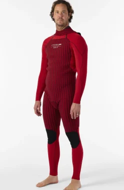 HerenHyperfreak Fire 5/4mm+ Back Zip Full Wetsuit| Zwart