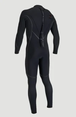 HerenHyperfreak Fire 5/4mm+ Back Zip Full Wetsuit| Zwart