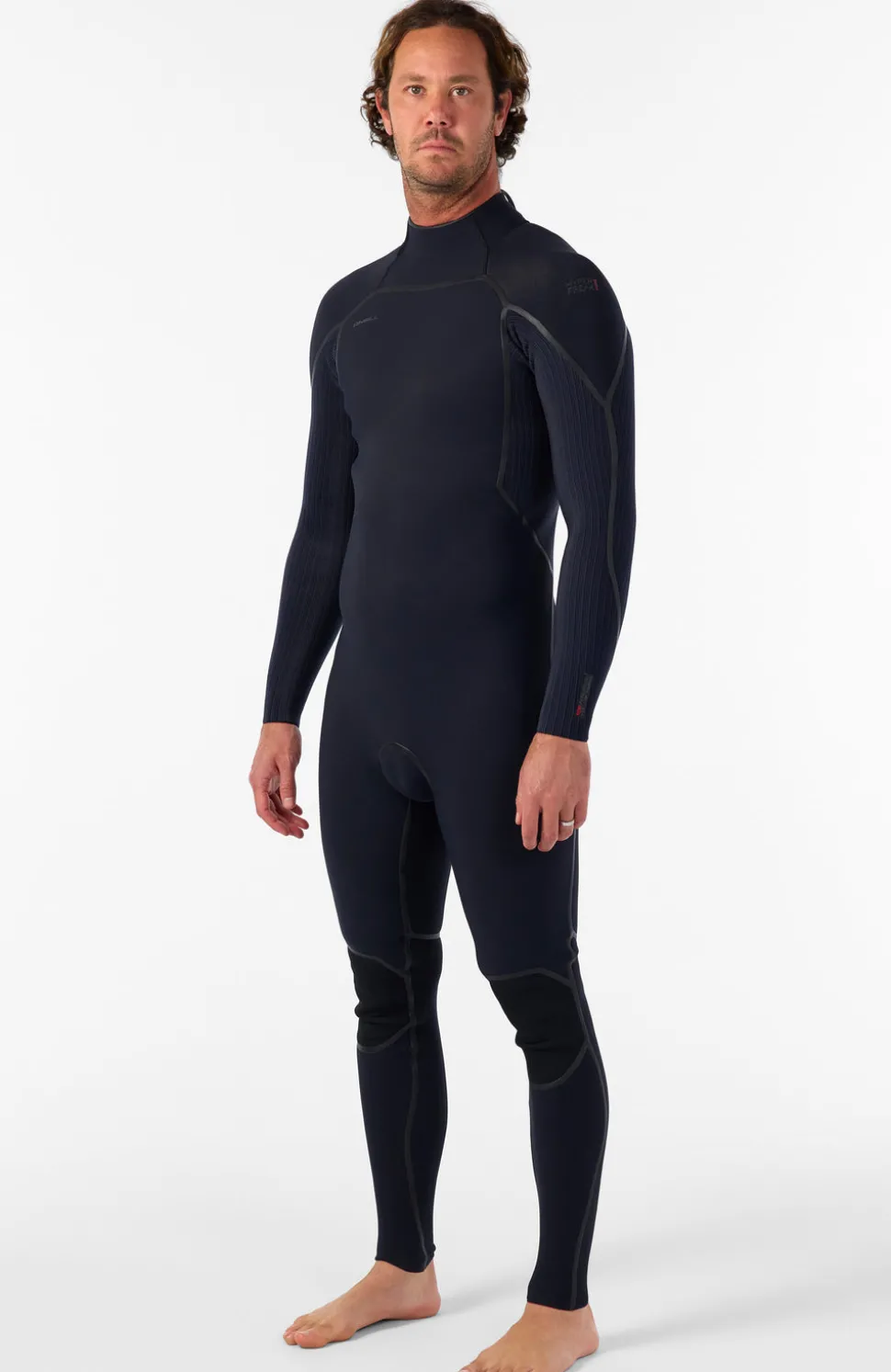 HerenHyperfreak Fire 4/3mm+ Back Zip Full Wetsuit| Zwart