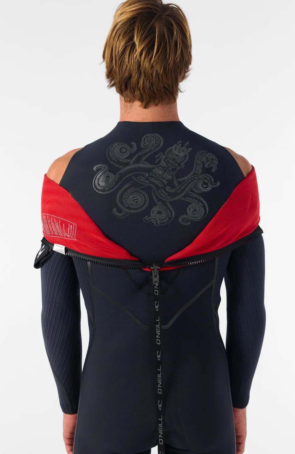 HerenHyperfreak Fire 4/3mm+ Back Zip Full Wetsuit| Zwart