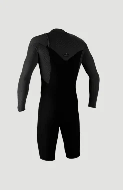HerenHyperfreak 2mm Chest Zip Longsleeve Spring Wetsuit| Zwart