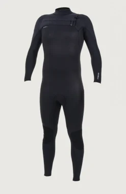 HerenHyperfreak Plus 3/2mm Chest Zip Full Wetsuit| Zwart