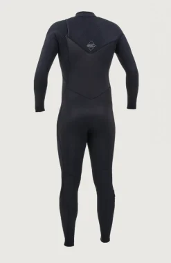 HerenHyperfreak Plus 3/2mm Chest Zip Full Wetsuit| Zwart