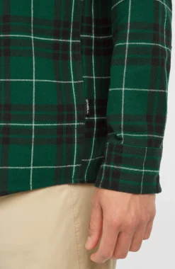 HerenMust-Have flanellen overhemd| Groen