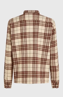 HerenMust-Have flanellen overhemd| Beige