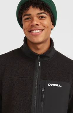 HerenMust-Have High-Pile fleecevest met volledige rits| Zwart