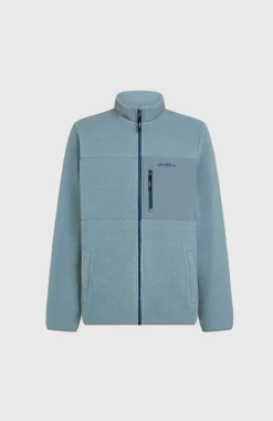 HerenMust-Have High-Pile fleecevest met volledige rits| Blauw