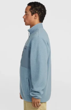 HerenMust-Have High-Pile fleecevest met volledige rits| Blauw