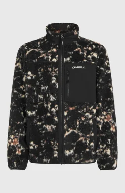 HerenMust-Have High-Pile fleecevest met volledige rits| Zwart