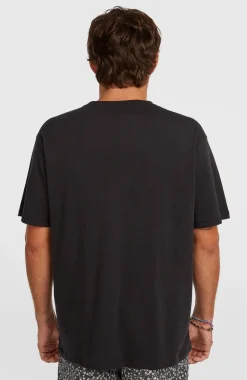 HerenO'Neill Flower Stripe T-shirt| Zwart