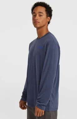 HerenO'Neill Hybrid Polygiene shirt met lange mouwen| Blauw