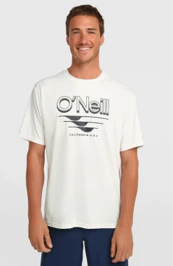 HerenO'Neill Hybrid UPF 50+ Polygiene Graphic T-shirt| Wit