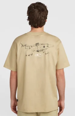 HerenO'Neill Must-Have Back-Graphic T-shirt| Beige