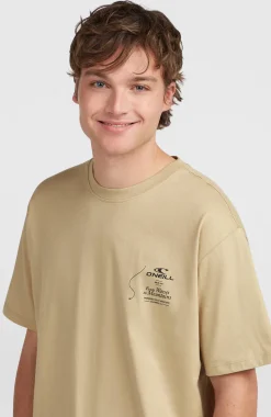HerenO'Neill Must-Have Back-Graphic T-shirt| Beige