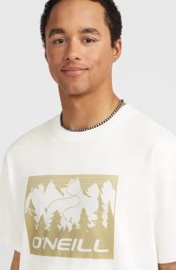 HerenO'Neill Must-Have Front-Print T-shirt| Wit