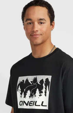 HerenO'Neill Must-Have Front-Print T-shirt| Zwart