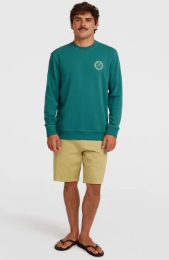 HerenO'Neill Must-Have Graphic Crew sweater| Groen