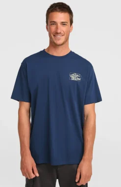 HerenO'Neill Photo Back Print T-shirt| Blauw