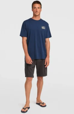 HerenO'Neill Photo Back Print T-shirt| Blauw