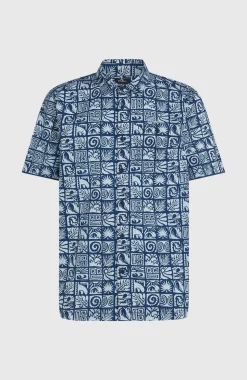 HerenO'Neill Print overhemd| Blauw Mix