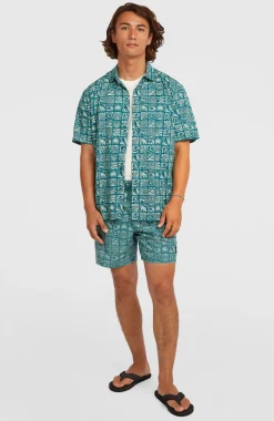 HerenO'Neill Print overhemd| Blauw