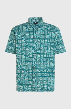 HerenO'Neill Print overhemd| Blauw