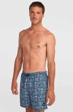 HerenO'Neill Print 16'' zwembroek| Blauw Mix