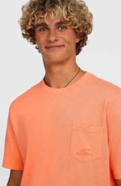 HerenO'Neill Slub Chest Pocket T-shirt| Oranje