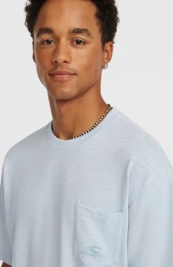 HerenO'Neill Slub Chest Pocket T-shirt| Blauw