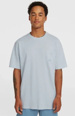HerenO'Neill Slub Chest Pocket T-shirt| Blauw