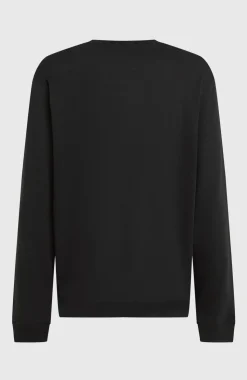 HerenO'Neill Slub shirt met lange mouwen| Zwart