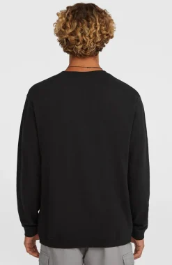HerenO'Neill Slub shirt met lange mouwen| Zwart