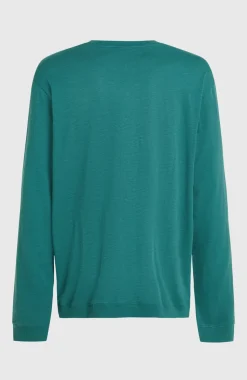 HerenO'Neill Slub shirt met lange mouwen| Groen