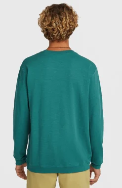 HerenO'Neill Slub shirt met lange mouwen| Groen