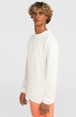 HerenO'Neill Slub shirt met lange mouwen| Wit