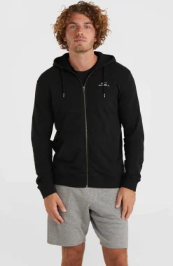 HerenO'Neill Small Logo capuchonvest met volledige rits| Zwart