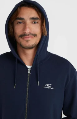 HerenO'Neill Small Logo capuchonvest met volledige rits| Blauw