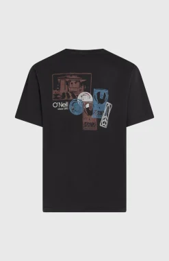HerenO'Riginals Back-Print T-shirt| Zwart