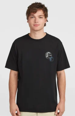 HerenO'Riginals Back-Print T-shirt| Zwart
