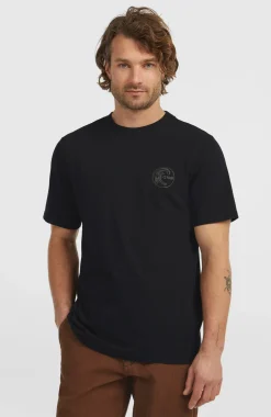 HerenO'Riginals Back-Print T-shirt| Zwart