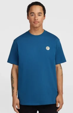 HerenO'Riginals Badge T-shirt| Blauw